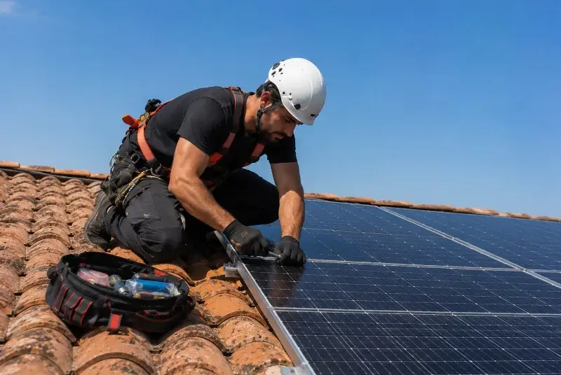 Maintenance et monitoring de panneaux solaires à Saint-Didier