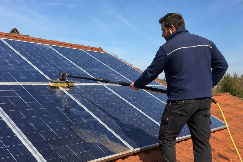 Nettoyage et entretien de panneaux solaires à Saint-Didier